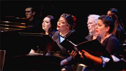 Requiem choir singing