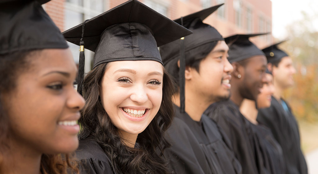 Students at Graduation