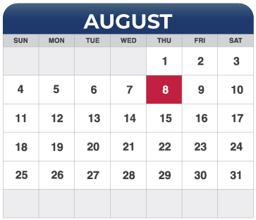 August Calendar