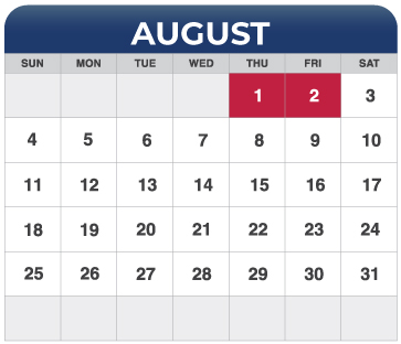 August Calendar