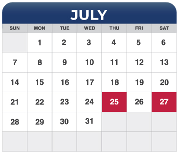 July Calendar