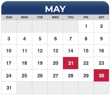 May Calendar