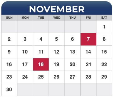 November Calendar