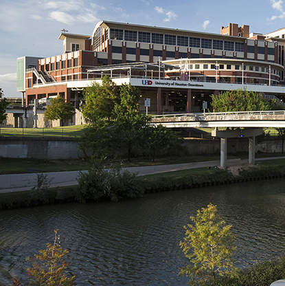 View of the UHD Welcome Center and Academic Building