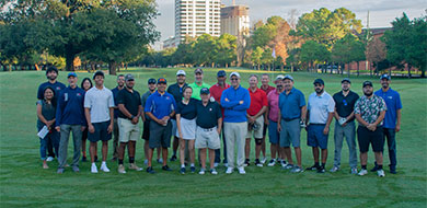 Alumni at a Golf Event