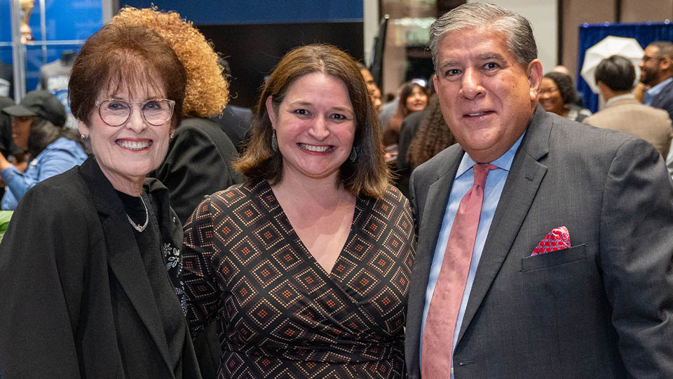 Assistant Vice President Liza Alonzo with Culinary event guests