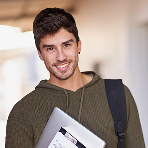 smiling student