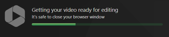 Getting Ready for Editing Progress Bar