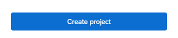 Create project button