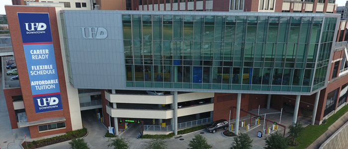 View of the UHD Welcome Center  Girard Street Building