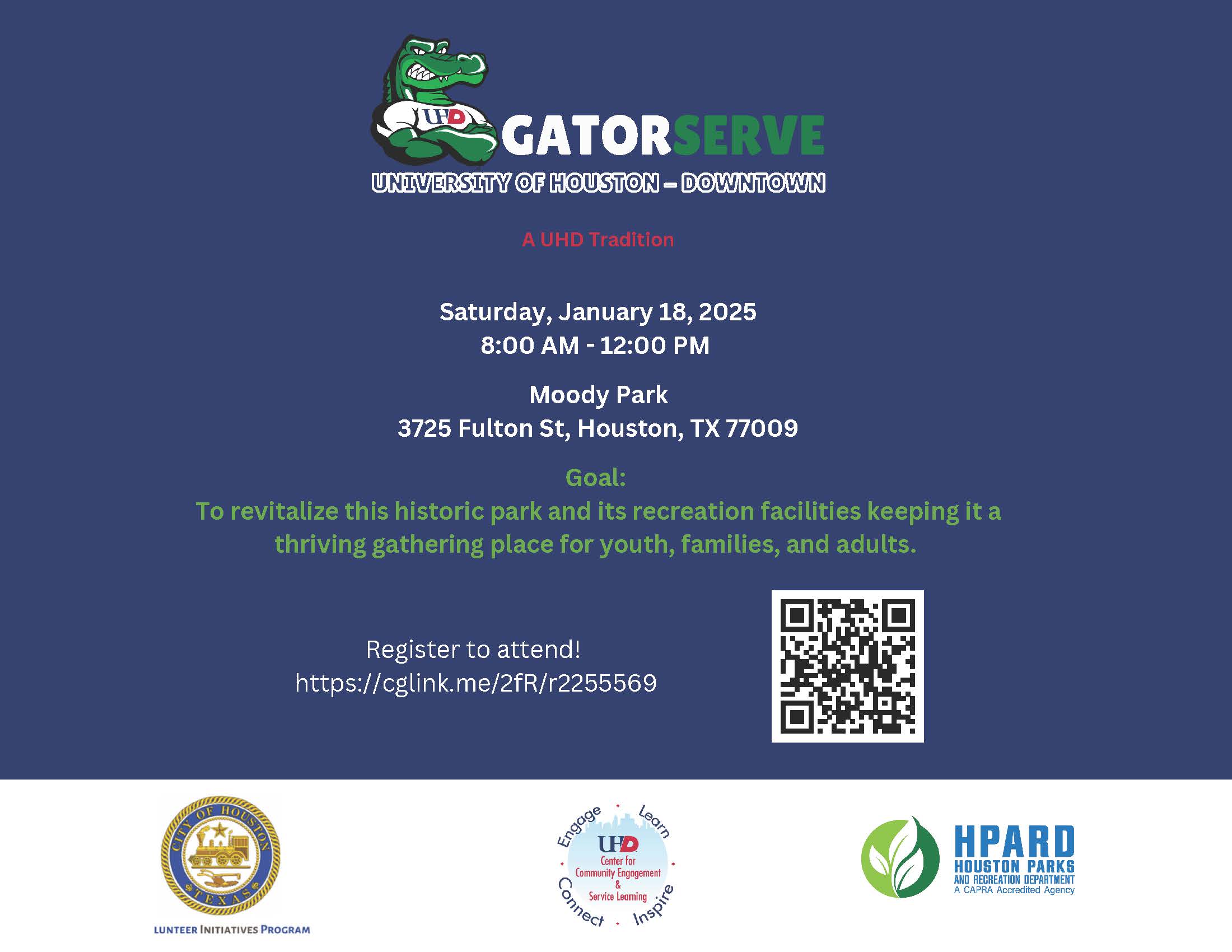 Gator Serve event - January 18th