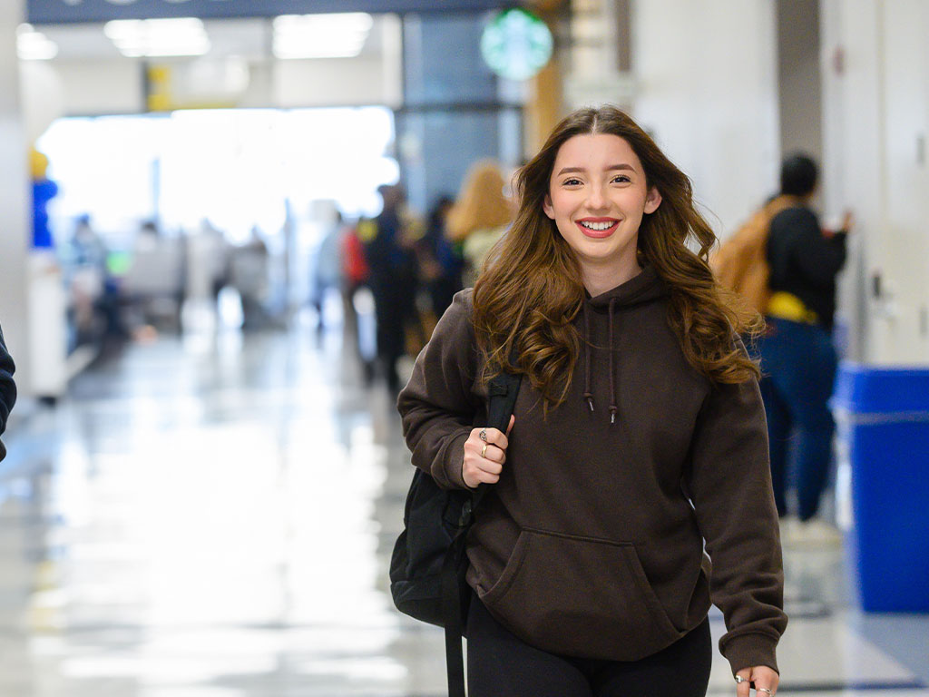 Students In Hallway