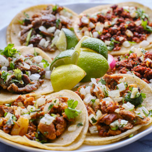 plate of tacos