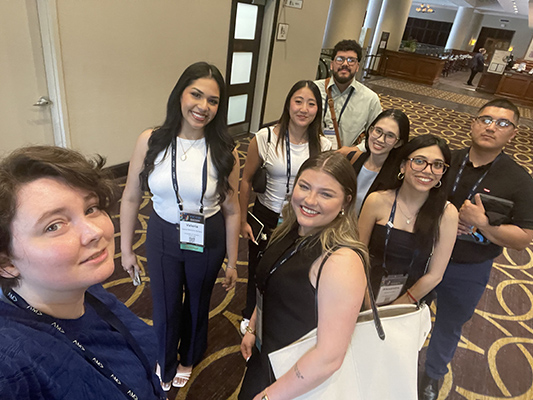 AMA students at conference