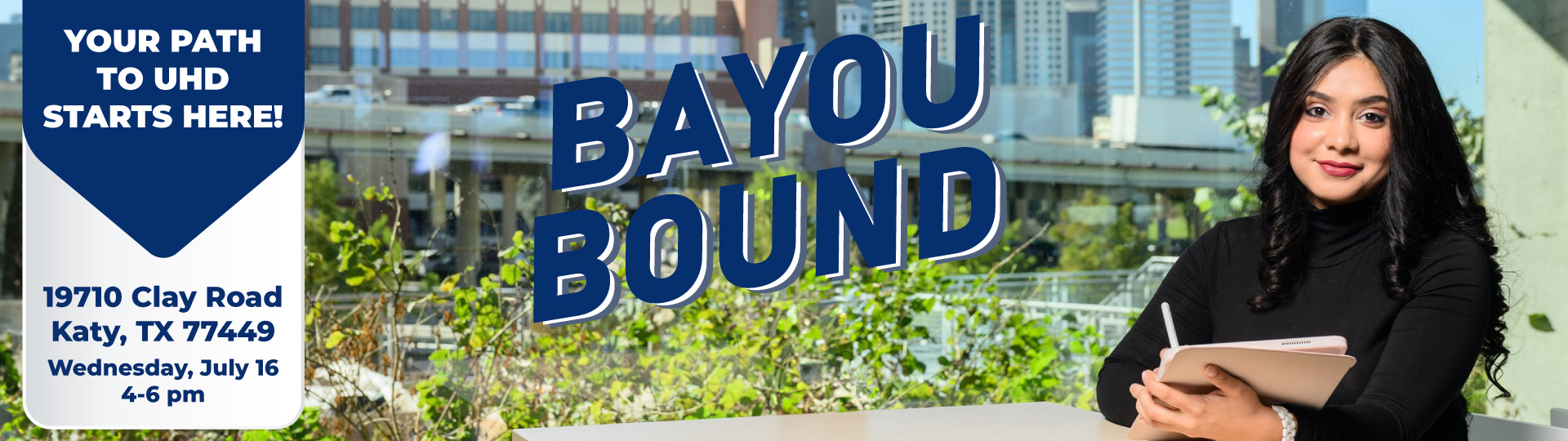 Bayou Bound event on July 16