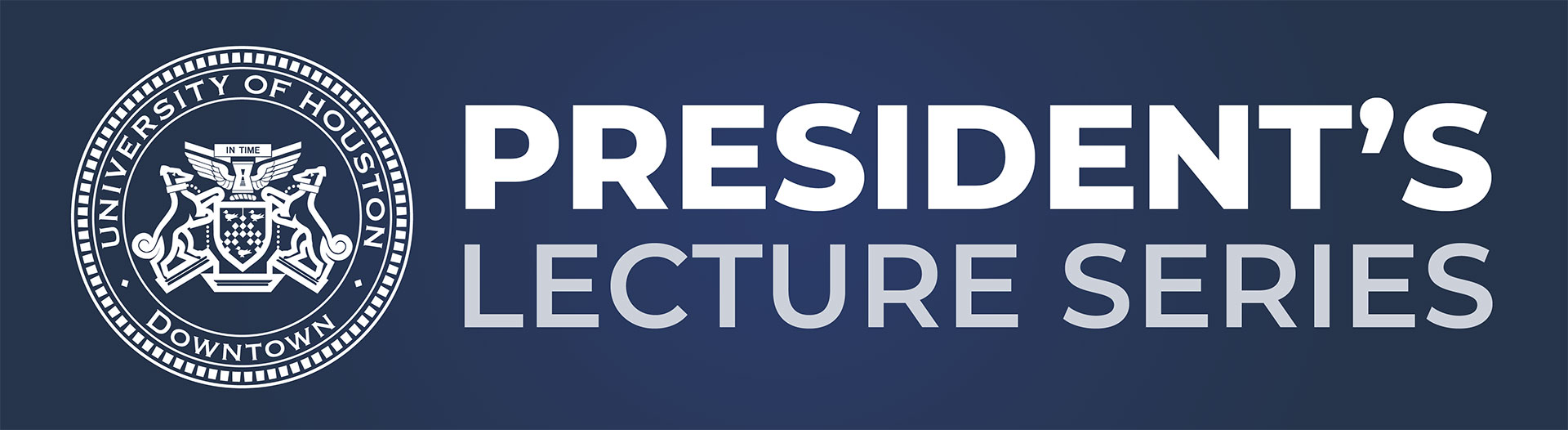 UHD Presidential Seal, President's Lecture Series